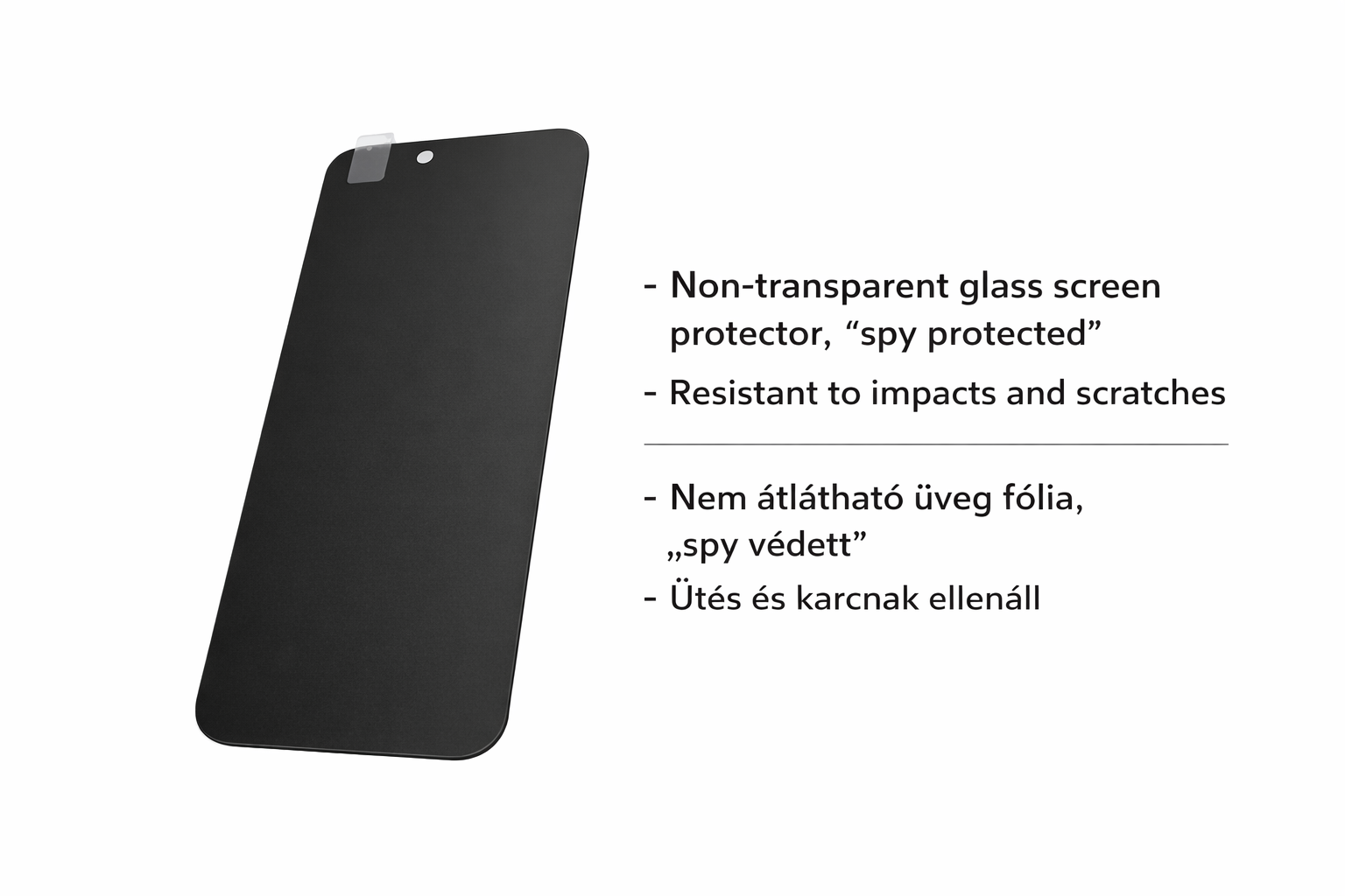 iPhone 16, 17 edzett,üveg képernyő védőfólia